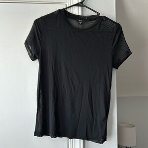 Black Sheer Mesh Shirt